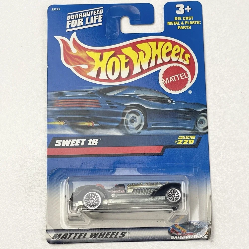 1999 Hot Wheels Sweet 16 Collector 220 Blue Card 1:64 Scale Diecast